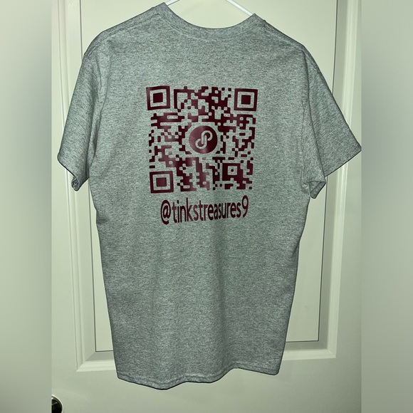 Black QR Code Tee Shirts Custom Made Unisex size & make sure your code works - Picture 6 of 7